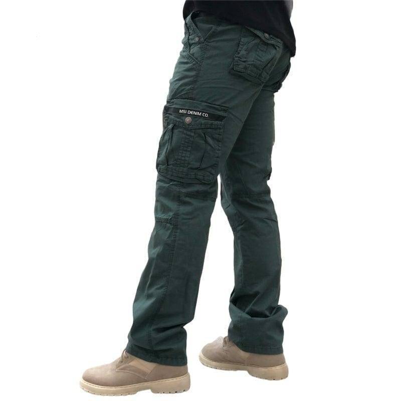Ketyyh-chn99 Men Pants Classic Fit Fashion Cargo Multi-Pocket Hiking  Outdoor Pants Khaki,2XL - Walmart.com